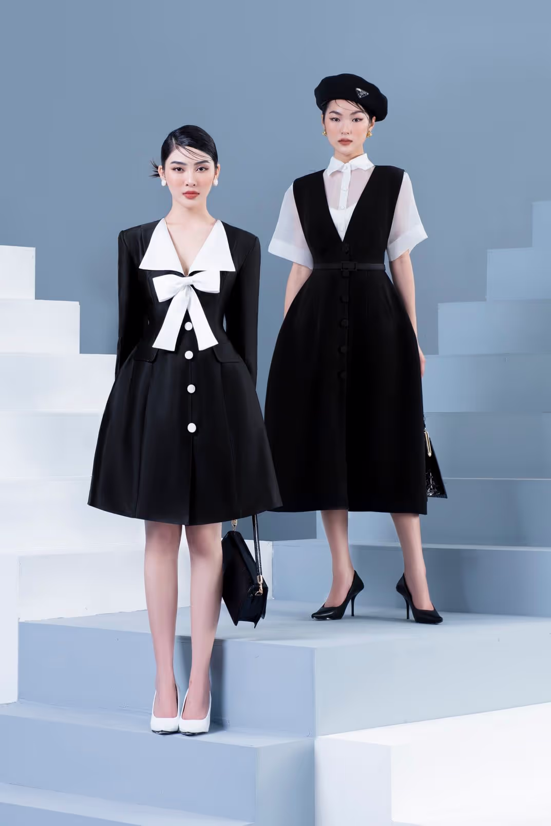 JOEL BLACK DRESS X DRAKE SET