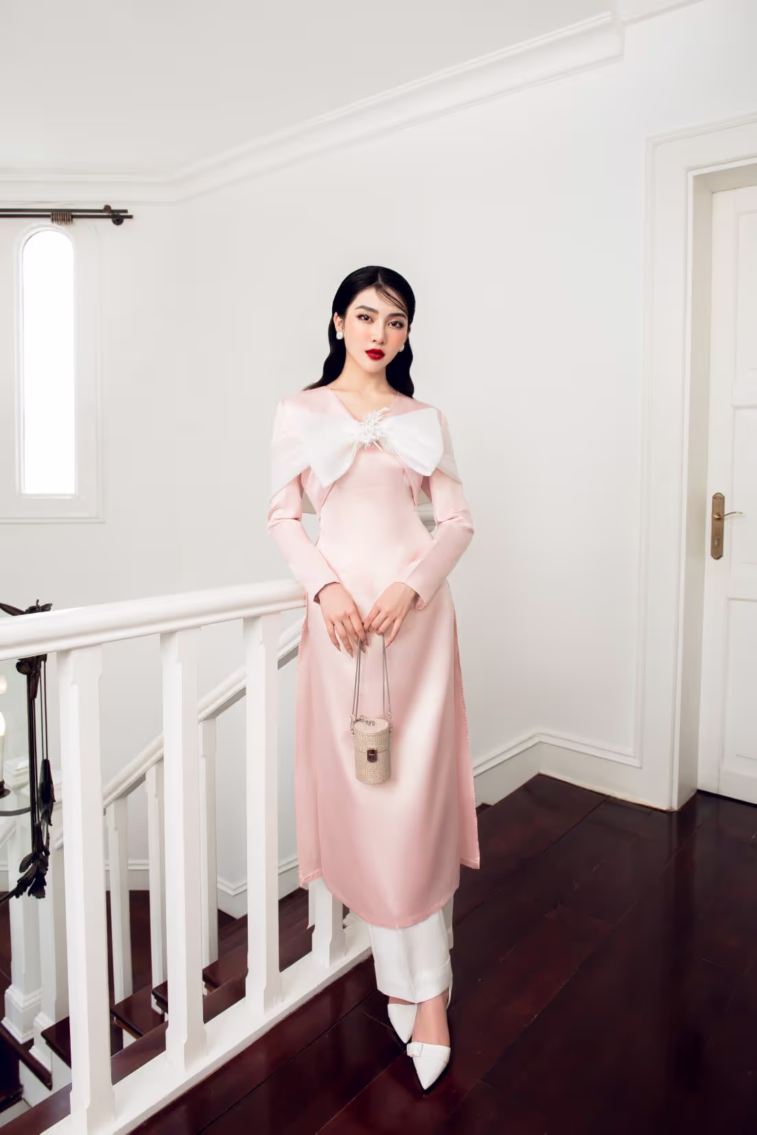 ÁO DÀI PINK 1
