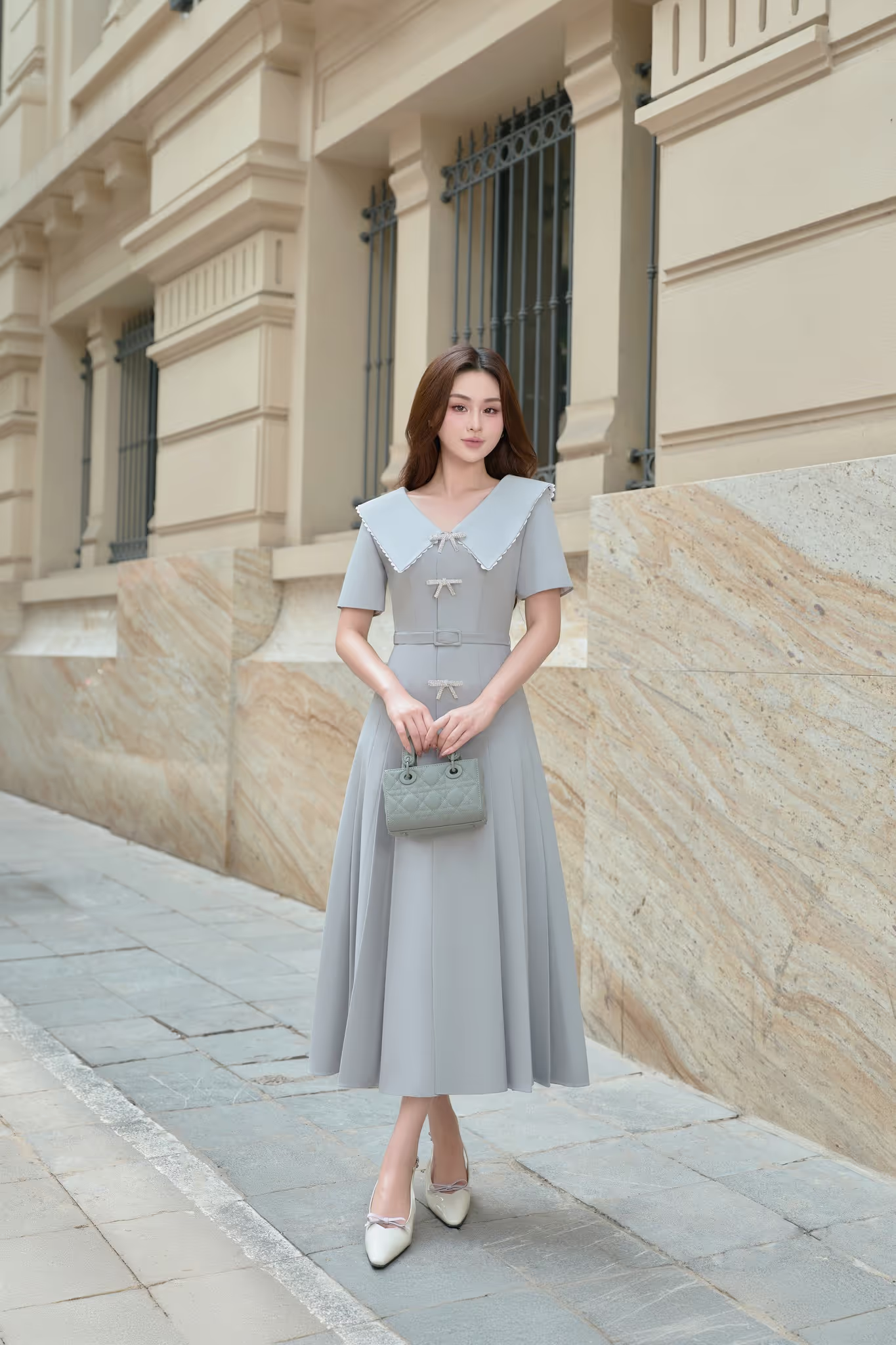 BLUEBOWS DRESS