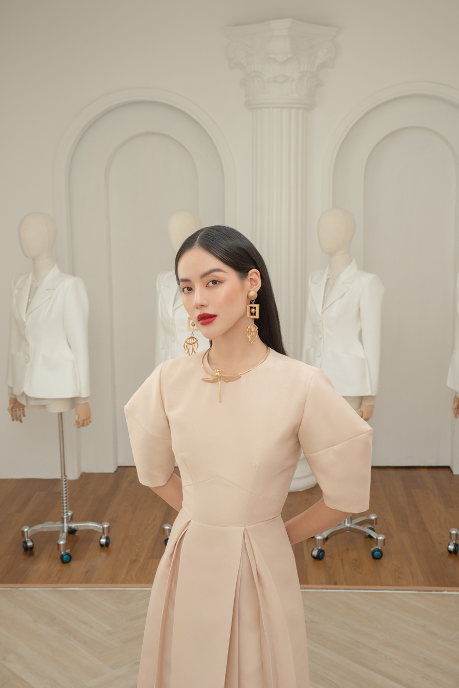 CLARK BEIGE DRESS
