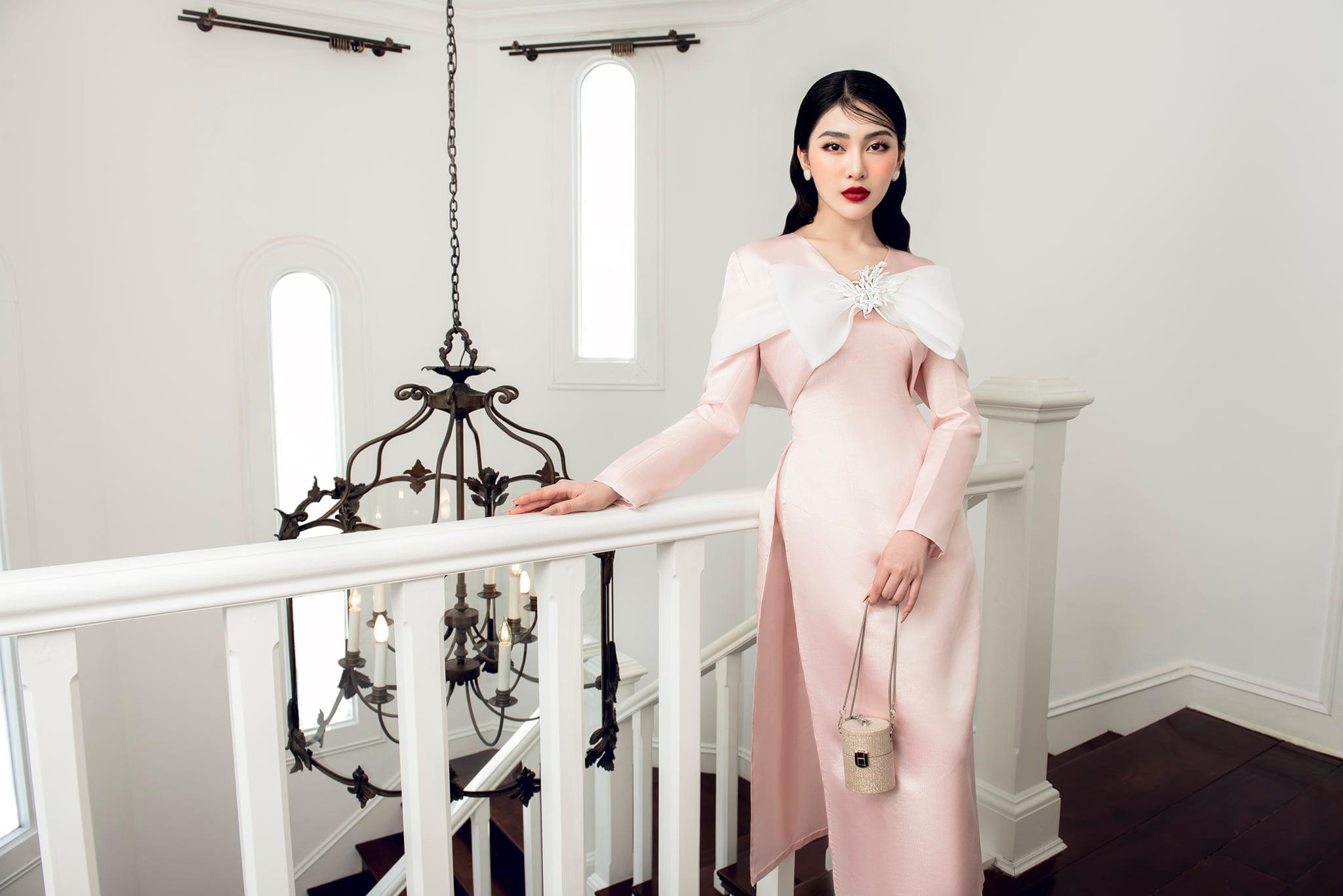 ÁO DÀI PINK 1