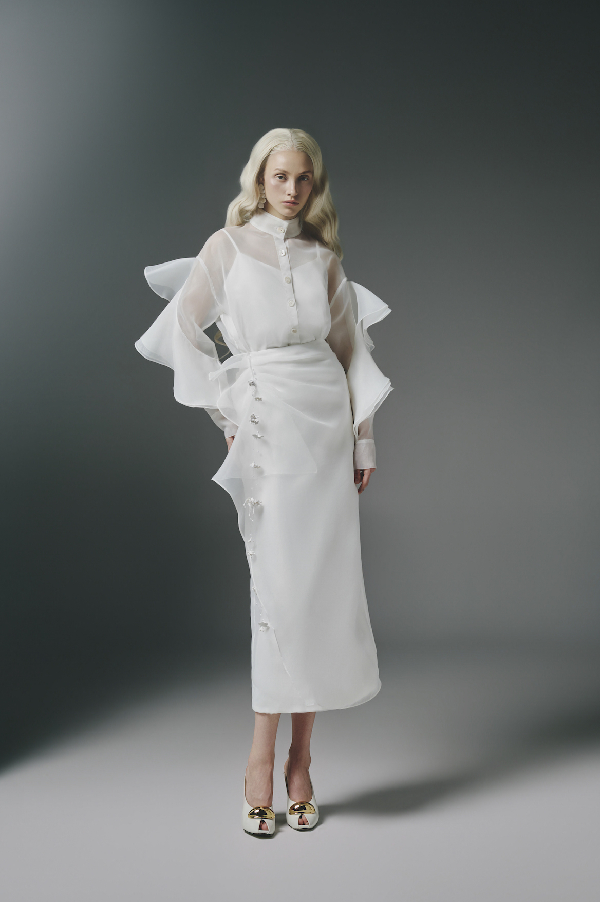LINDSAY SHIRT x BONE SKIRT